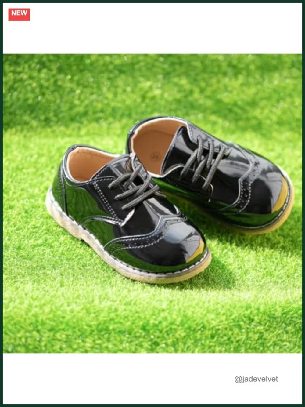 Kids Oxford Dress Shoes Faux Leather Lace-Up Formal Casual School Uniform